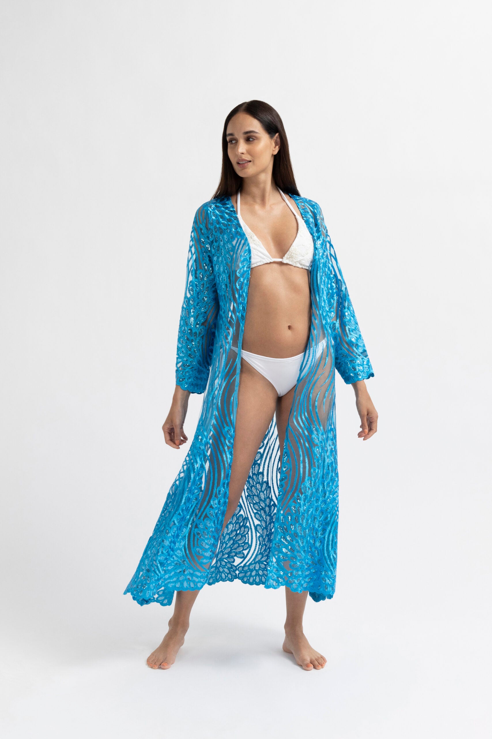 electric blue beach dress Electric Blue Smocked Maxi Dress